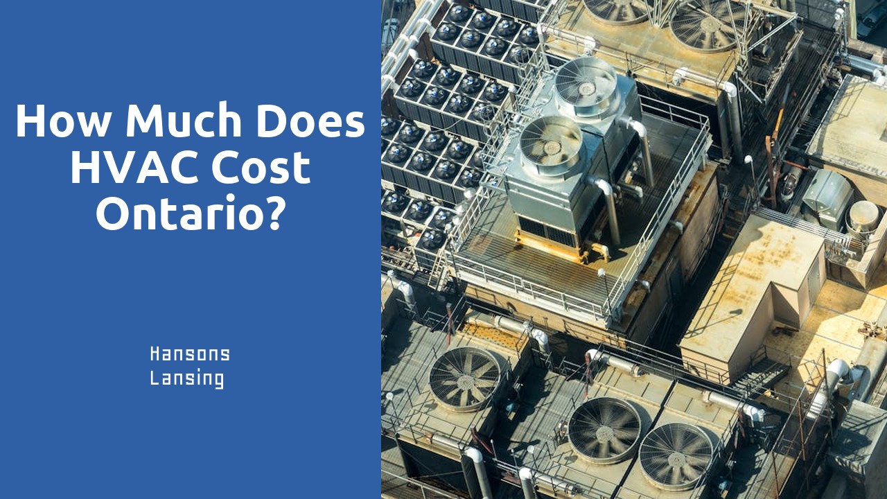 How much does HVAC cost Ontario?